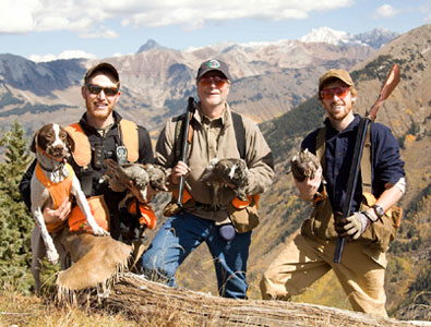 OutWest Guides Colorado Wilderness Grouse
